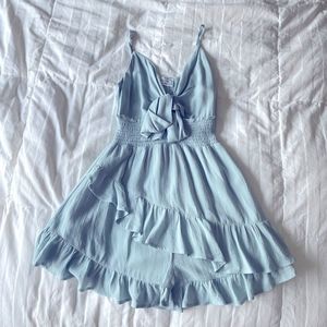 Lavish Light Blue Romper. Size Small
